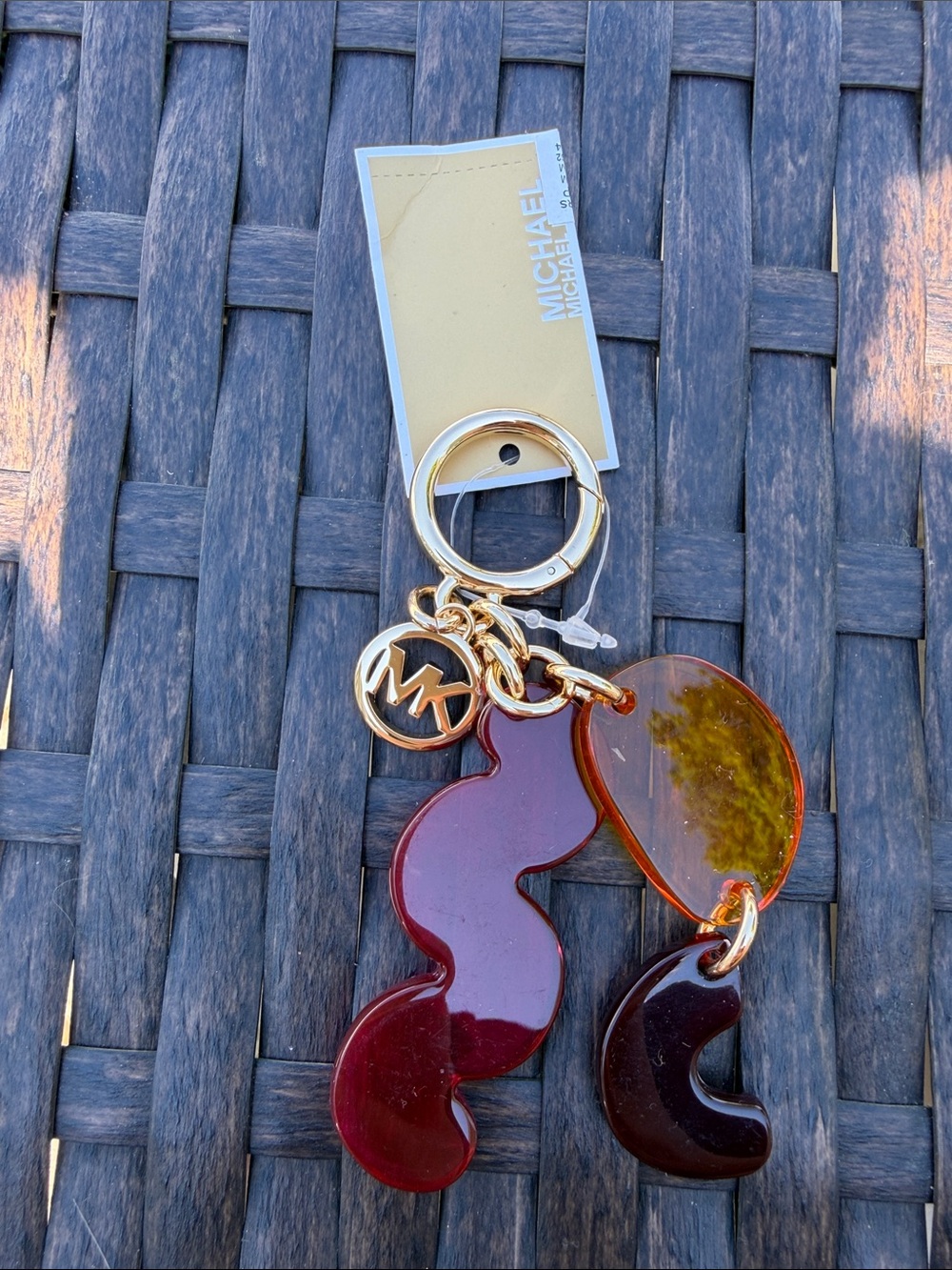 NWT Michael Kors Modern Art Keyfob / Bag Charm
